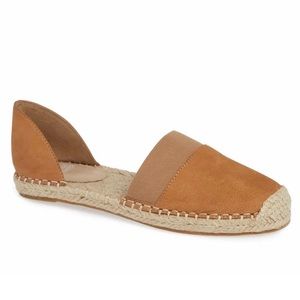 NIB Eileen Fisher Lady Tumbled Nubuck Espadrille 8